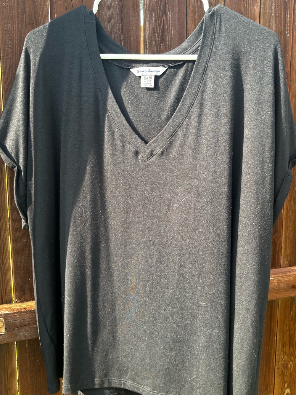 Tommy Bahama Black Short Sleeve Tee
